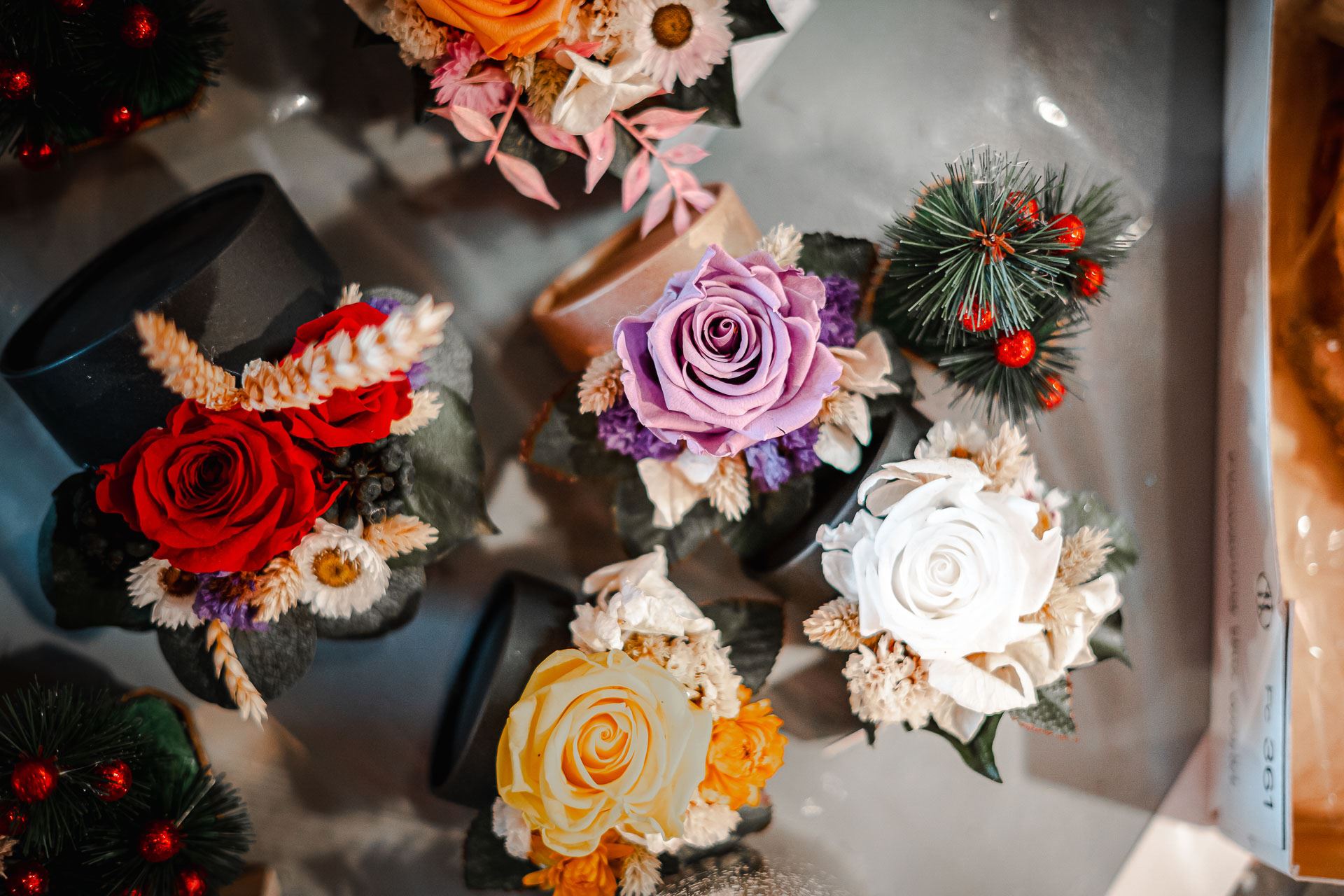 Fleurs séchées